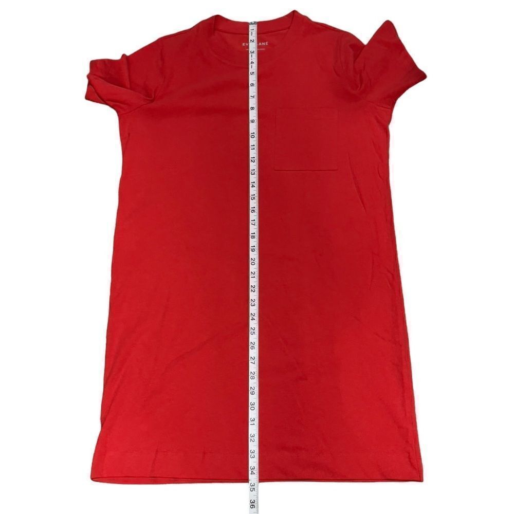 Everlane Red T-Shirt Dress - Picture 11 of 13
